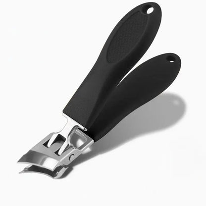 Nail Clippers with a Wide Handle & Splash Guard – For Thick Nails, No Hassle