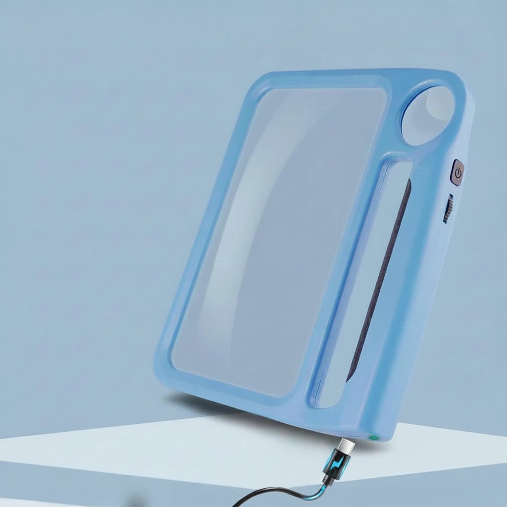 LED Reading Magnifier with 5× & 10× Zoom – USB-Rechargeable, 48 LEDs