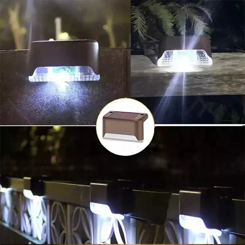 Solar Step Light, Set of 8 – Stay Safe on the Go, Beautifully Lit