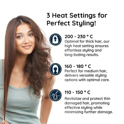 BowLift | 2-in-1 Rotating Hair Brush for Styling and Smoothing