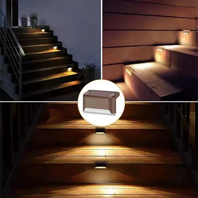 Solar Step Light, Set of 8 – Stay Safe on the Go, Beautifully Lit