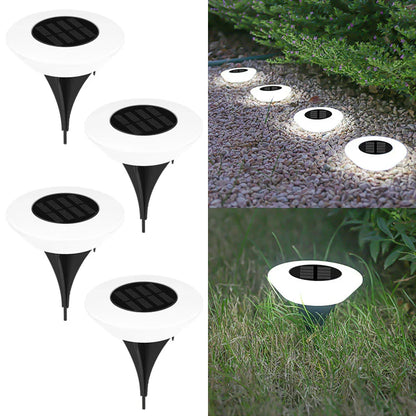 Solar Ground Light with 14 LEDs and 360° Ground Lighting – Set of 4