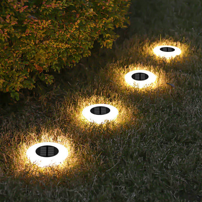 Solar Ground Light with 14 LEDs and 360° Ground Lighting – Set of 4