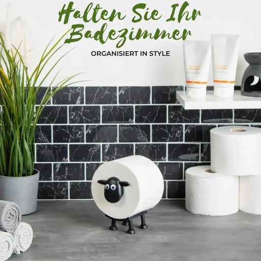 Sheep-Shaped Toilet Paper Holder – Practical & Charming for the Bathroom