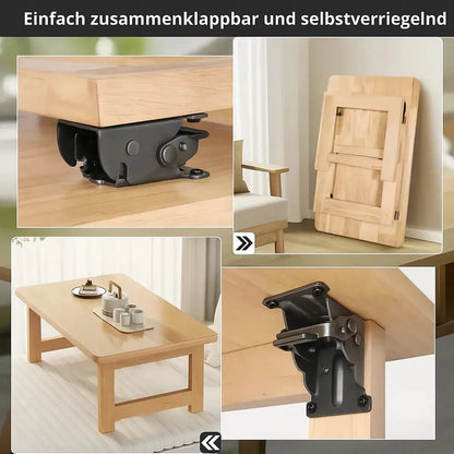 90° Auto-Lock Folding Bracket – Set of 2, up to 225 kg, Installs in 5 Minutes