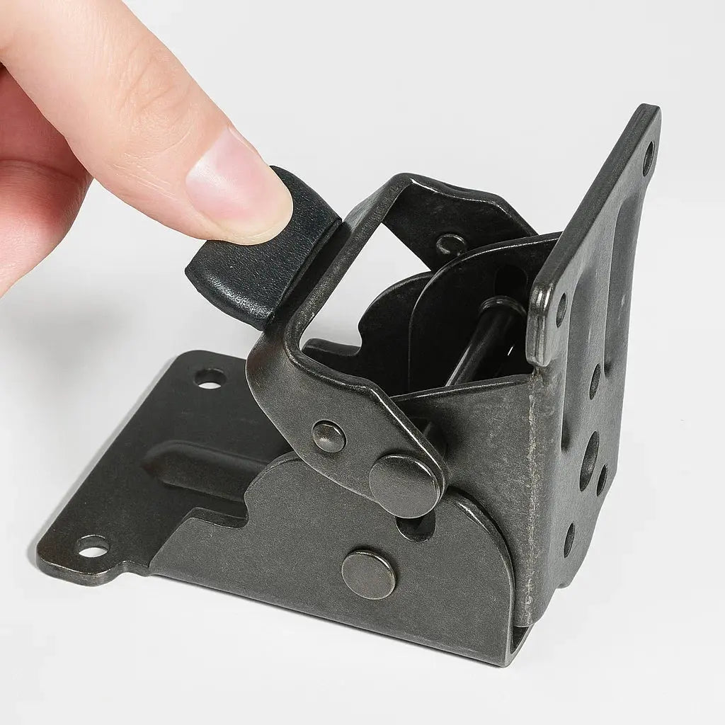 90° Auto-Lock Folding Bracket – Set of 2, up to 225 kg, Installs in 5 Minutes
