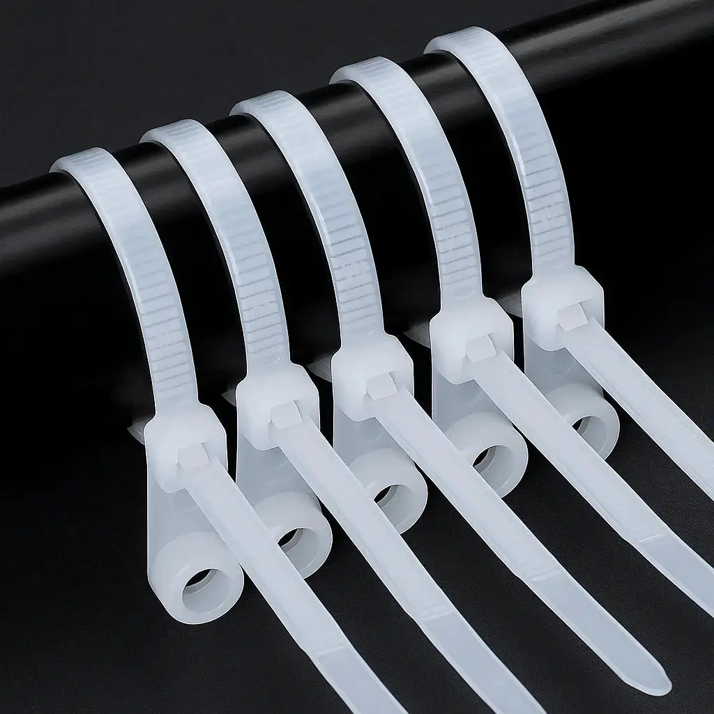 Self-Locking Cable Ties with a Screw Hole – Tensile Strength up to 22 kg
