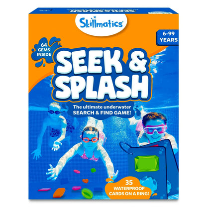 Underwater Pool Treasure Hunt Game with Waterproof Gems and Maps