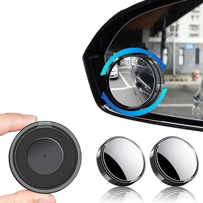 Adjustable Blind-Spot Mirror for a Clear View