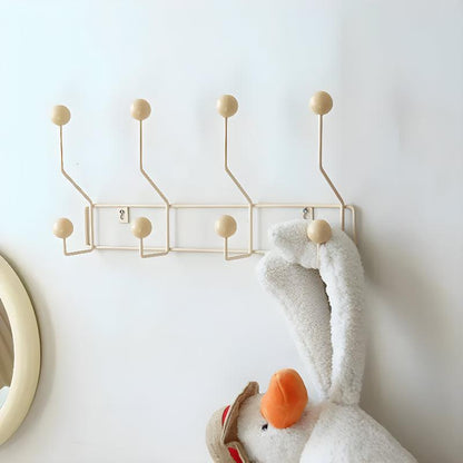 Mid-Century Wall Coat Rack – Stylish Organization for the Entryway