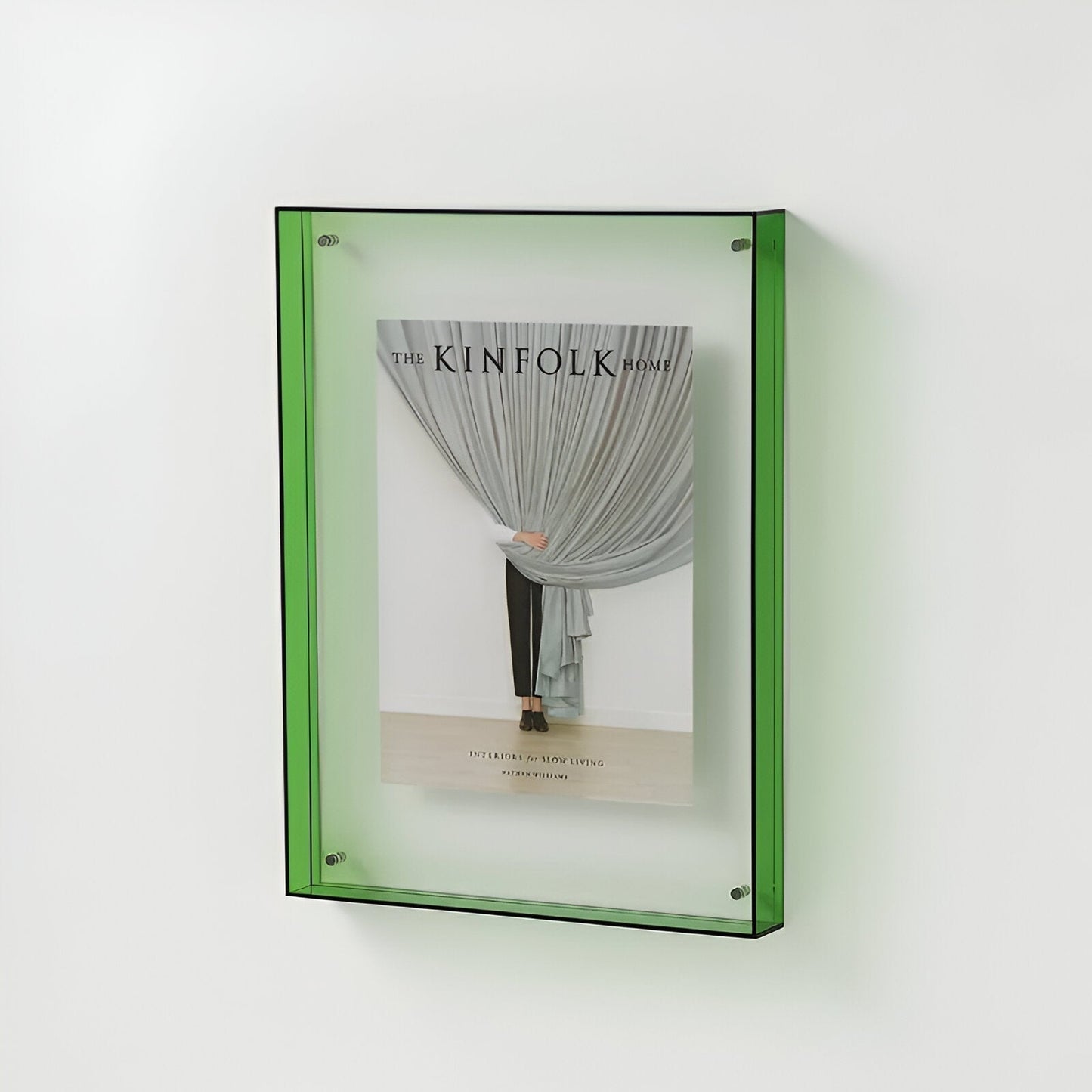 Double-Layered Acrylic Picture Frame for Walls and Tables – 10 Colors, 5 Sizes