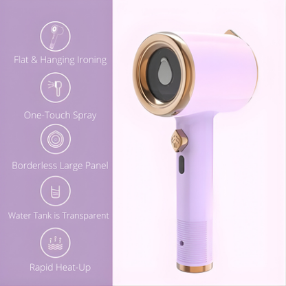 Compact Travel Iron with Steam Function – Removes Wrinkles in Seconds