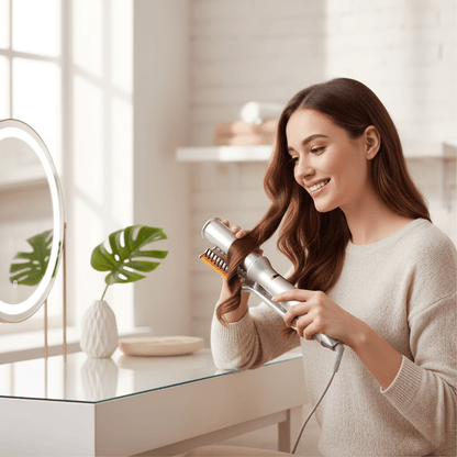 BowLift | 2-in-1 Rotating Hair Brush for Styling and Smoothing