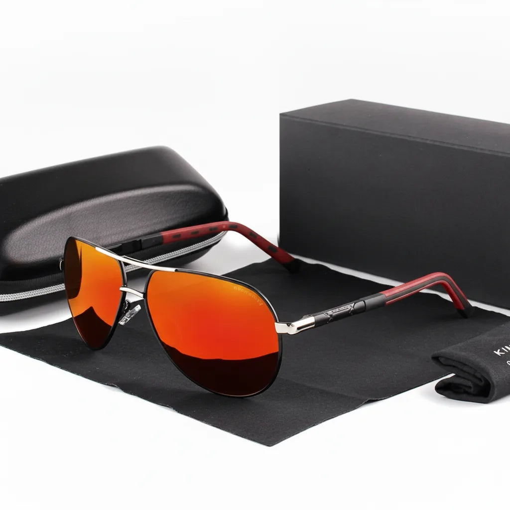 Men's Vintage Polarized Sunglasses with UV400 Protection