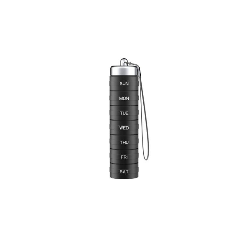 7-Day Waterproof Aluminum Pill Dispenser
